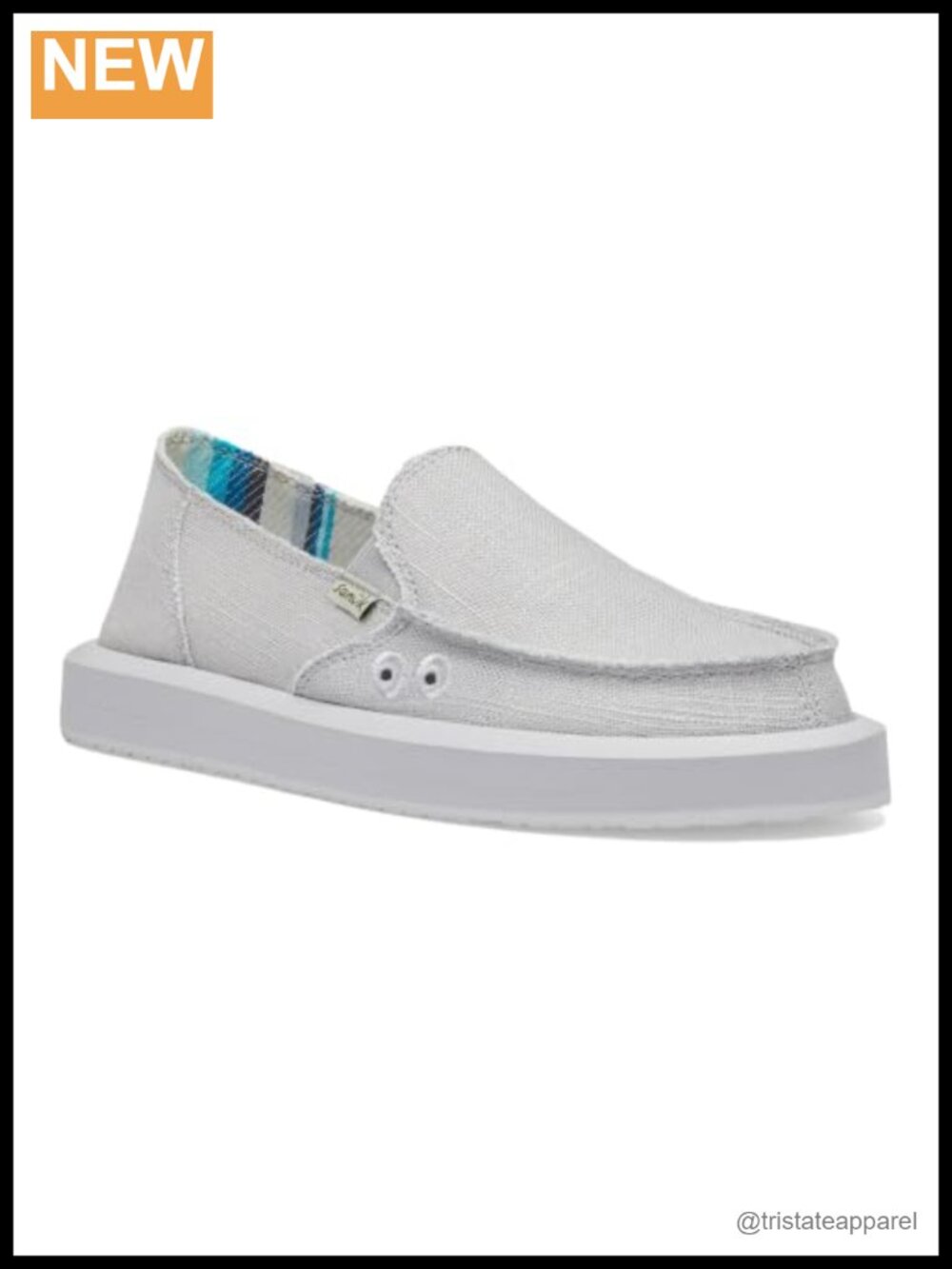 Donna Hemp Blend Slip-On Loafers Memory Foam Footbed